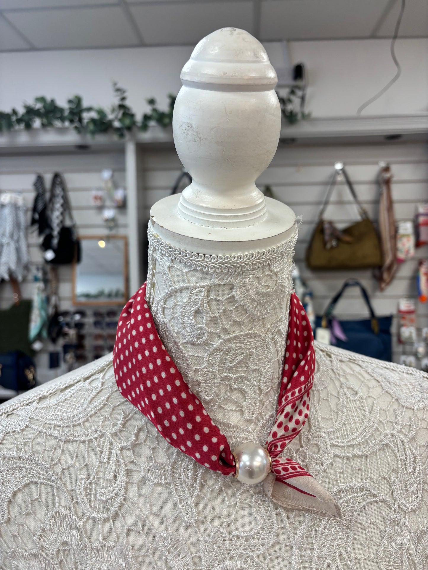 Petula polka dot scarf