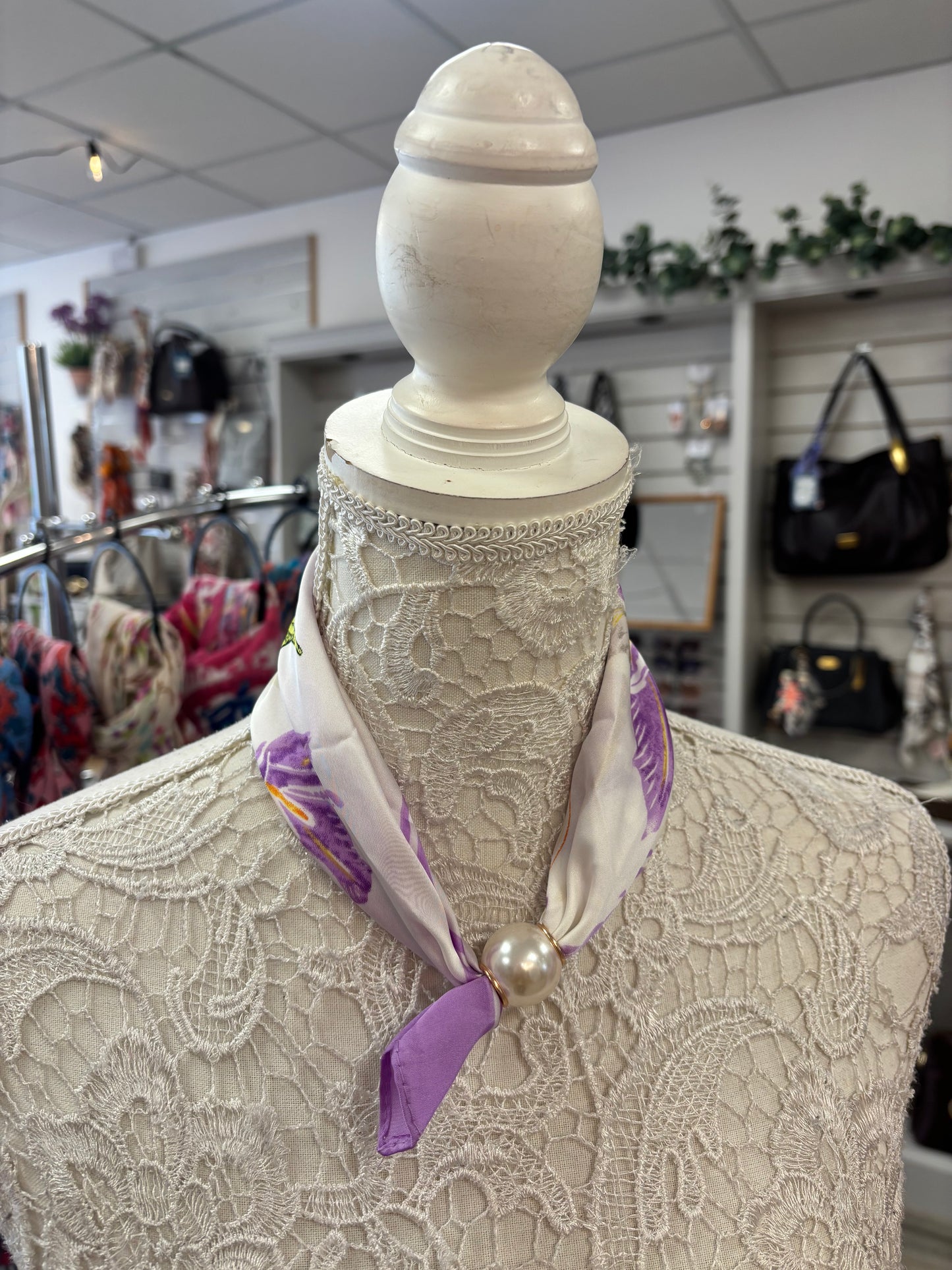 Iris Pearl scarf