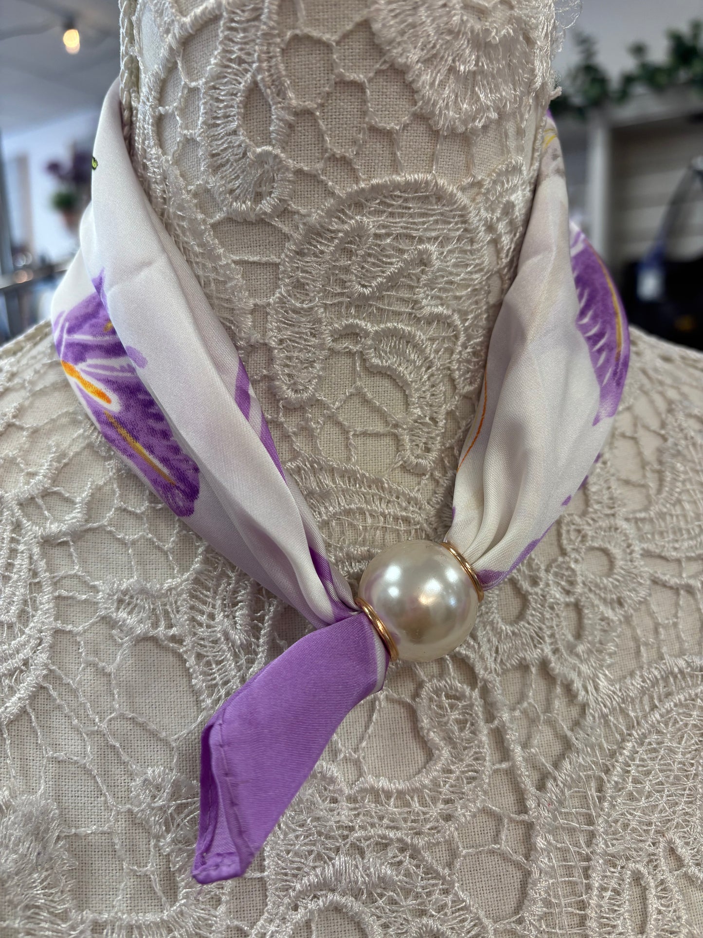 Iris Pearl scarf