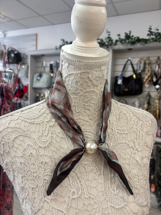 Olivia double tie scarf