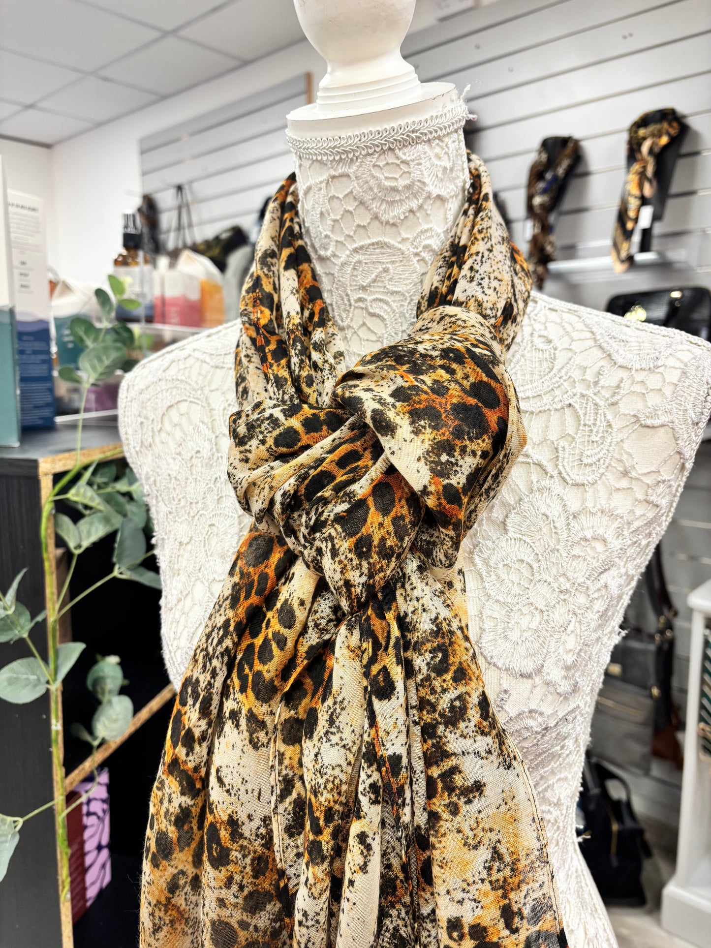 Laurel animal print scarf