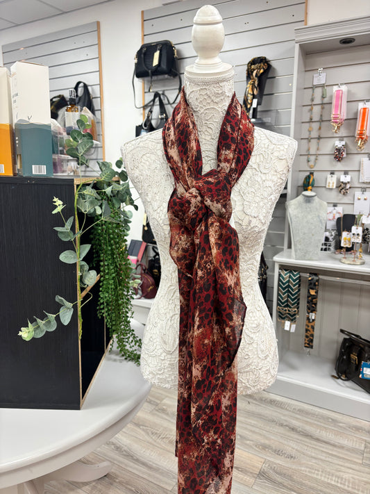 Laurel animal print scarf
