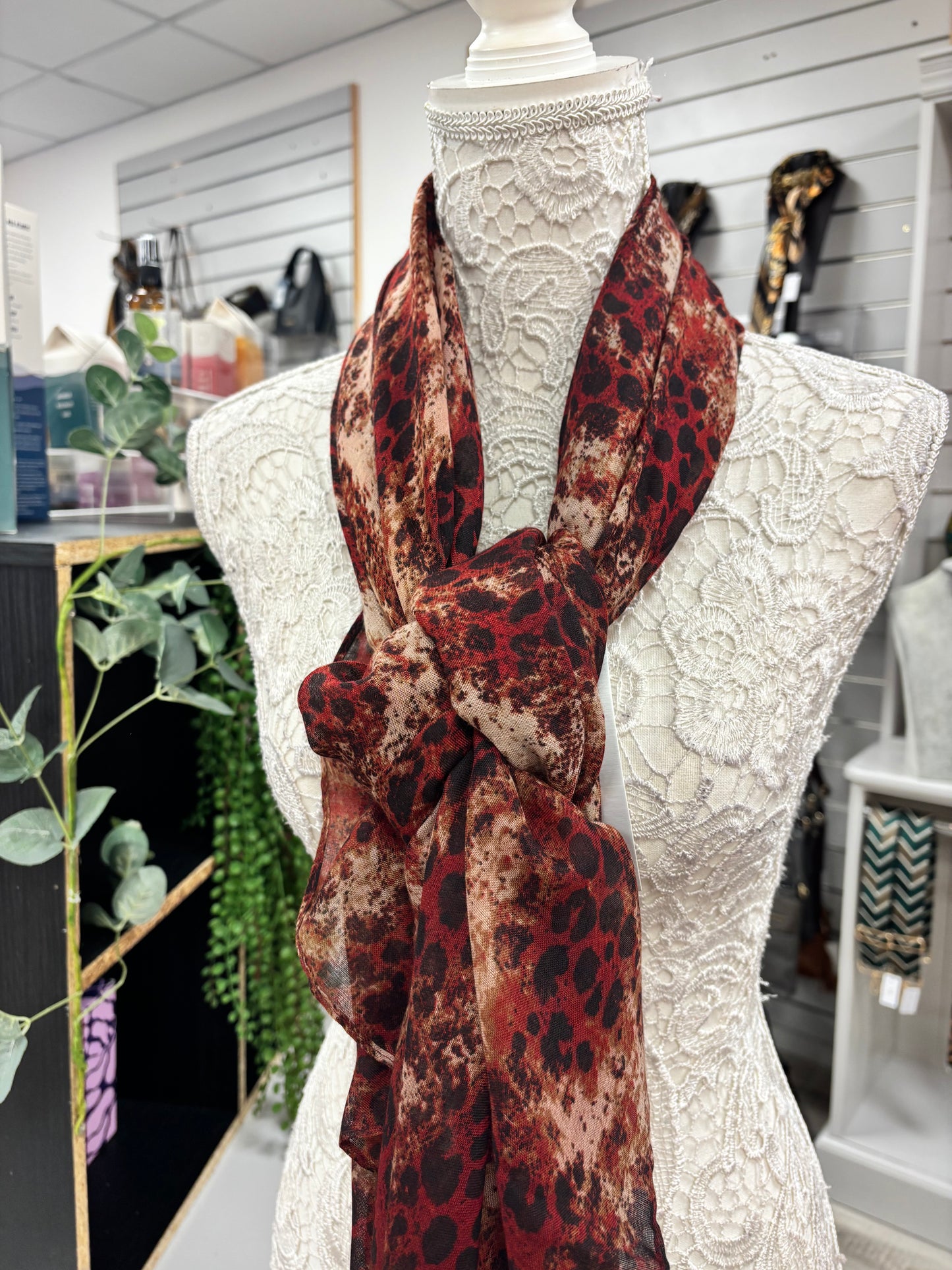 Laurel animal print scarf
