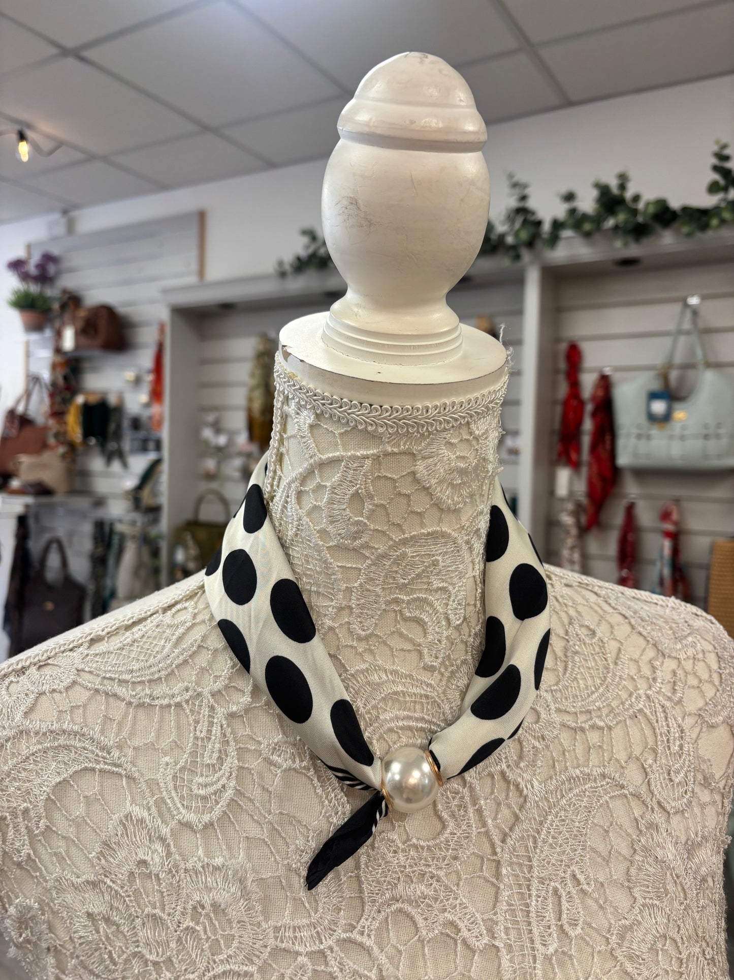 Dina spot scarf