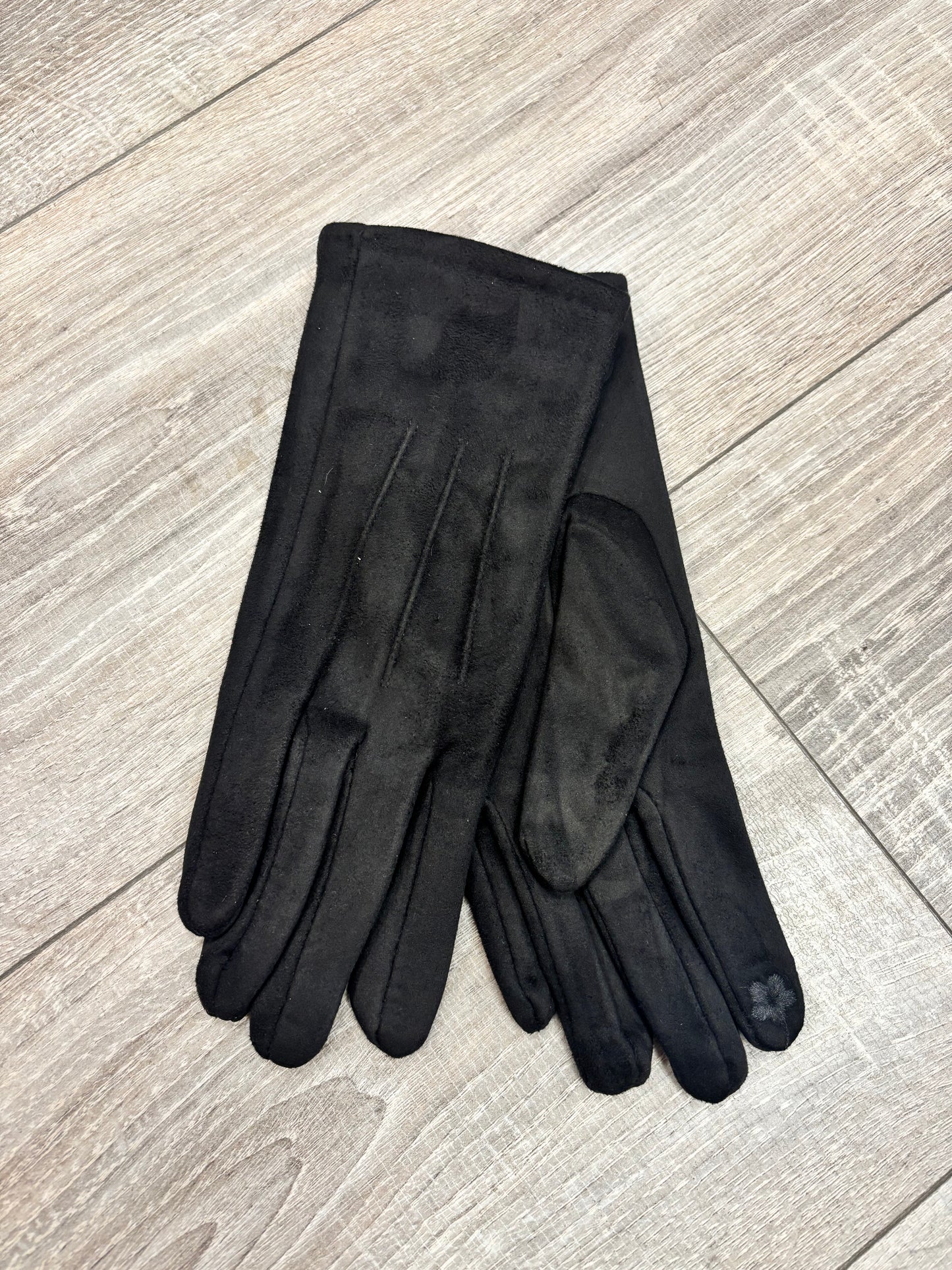Lena suede effect gloves