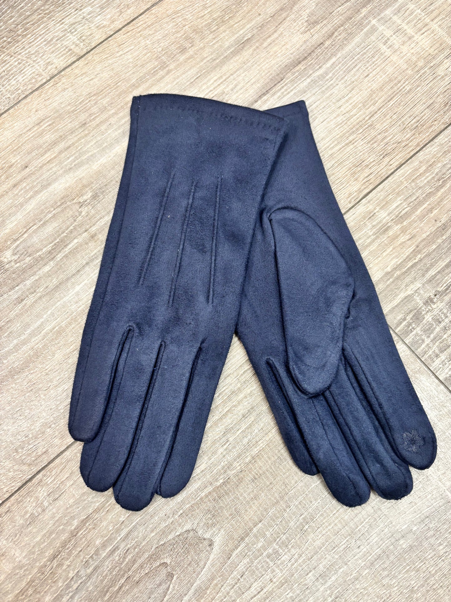 Lena suede effect gloves