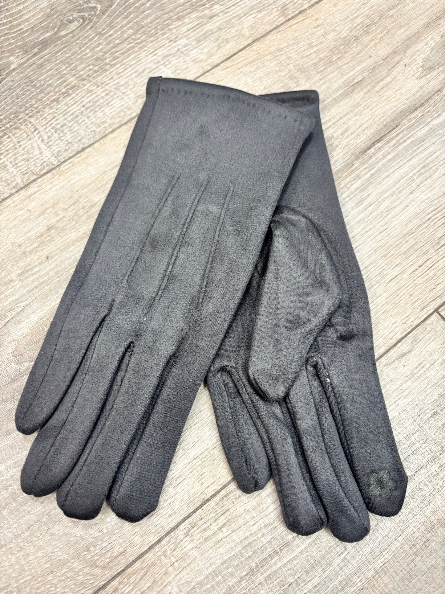 Lena suede effect gloves