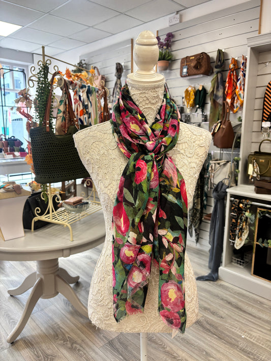 Rosa mid weight scarf