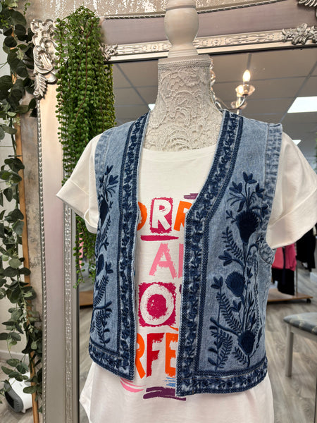 Georgie Denim vest