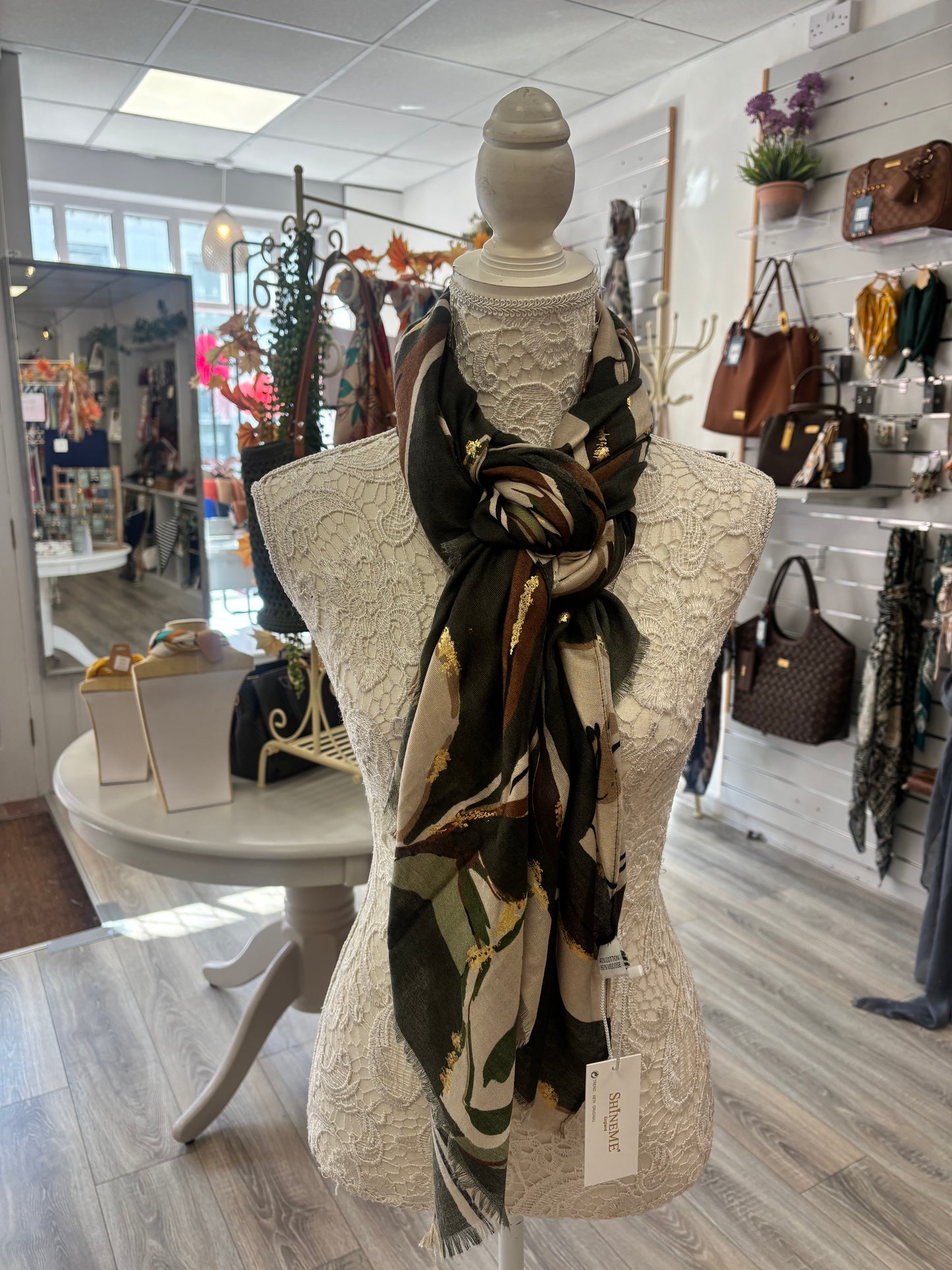 Flora autumn mid weight scarf