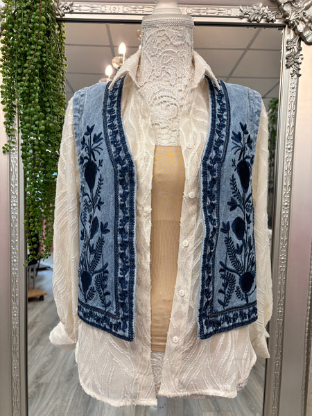 Georgie Denim vest