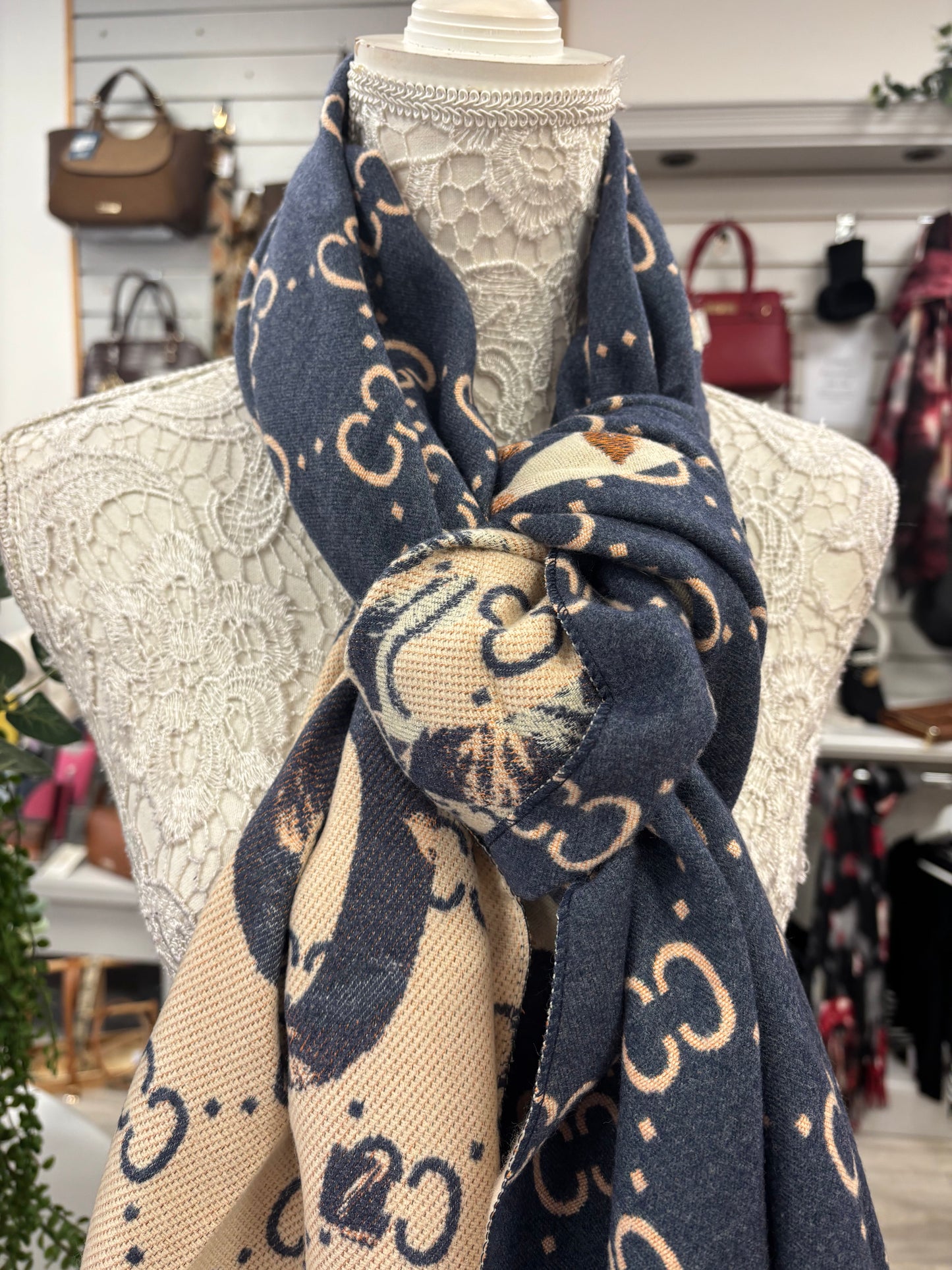 Gina designer inspired scarf