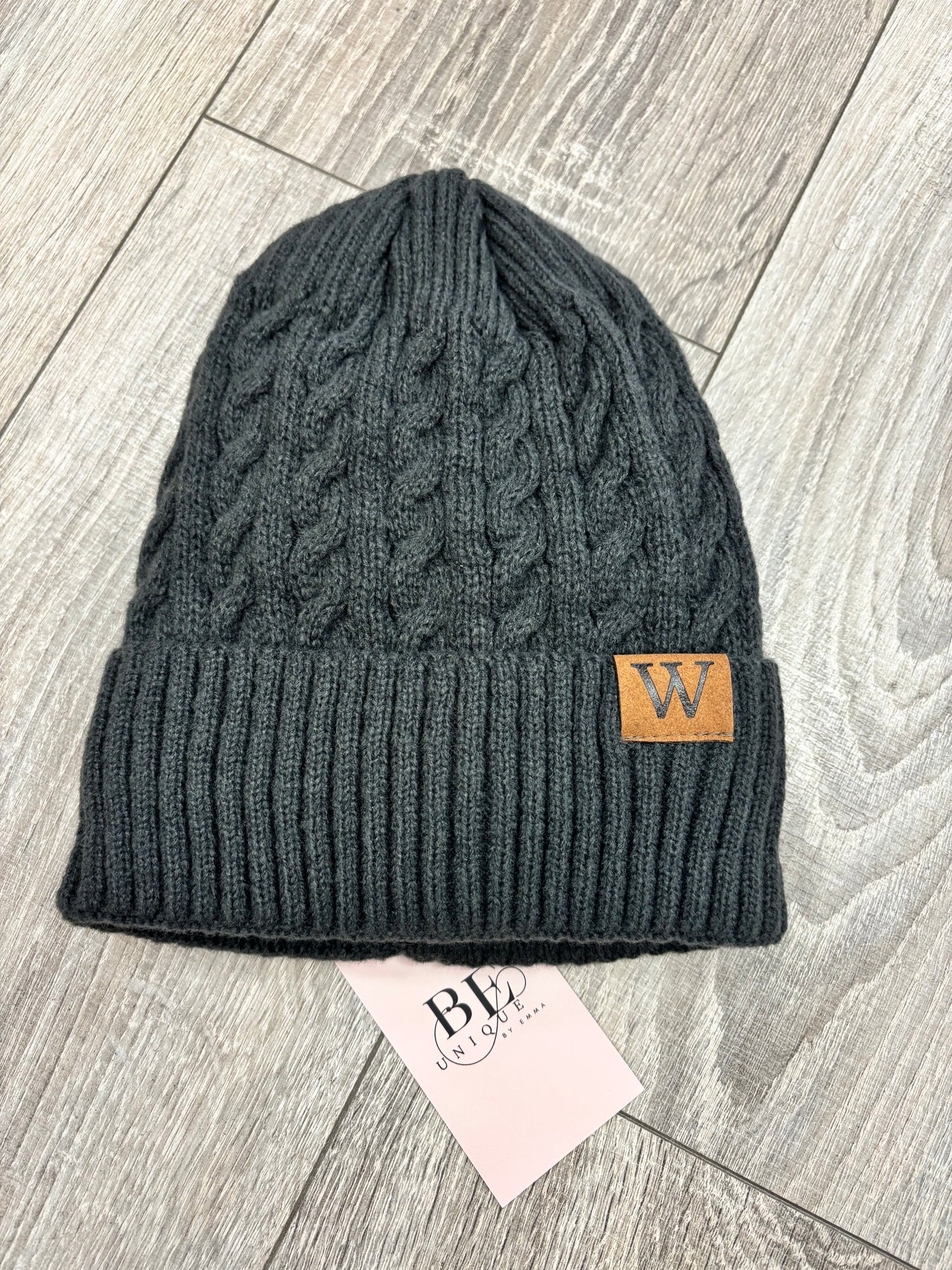 Felix Fleeced lined cable hats