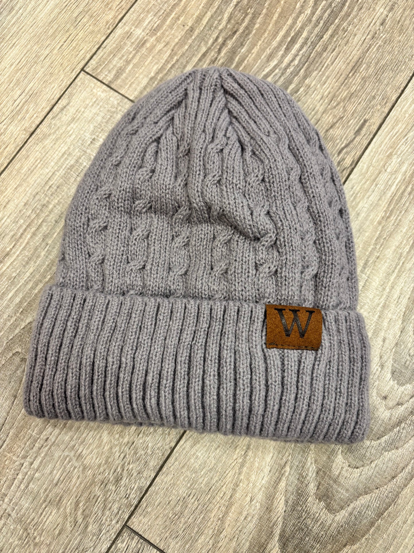 Felix Fleeced lined cable hats