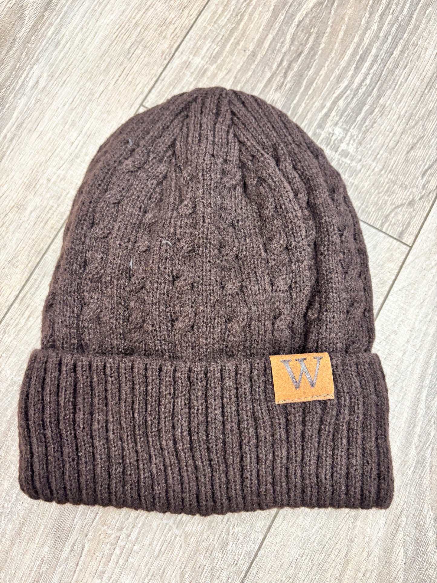 Felix Fleeced lined cable hats