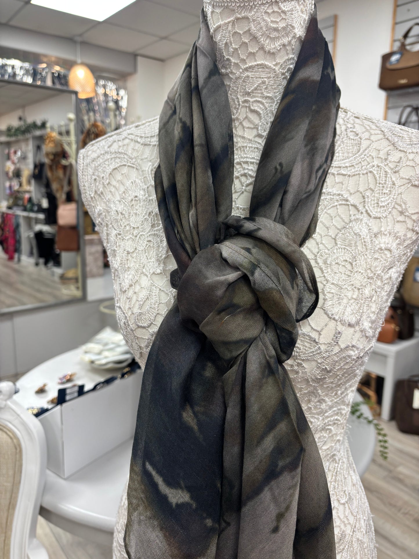 Milly watercolour scarf