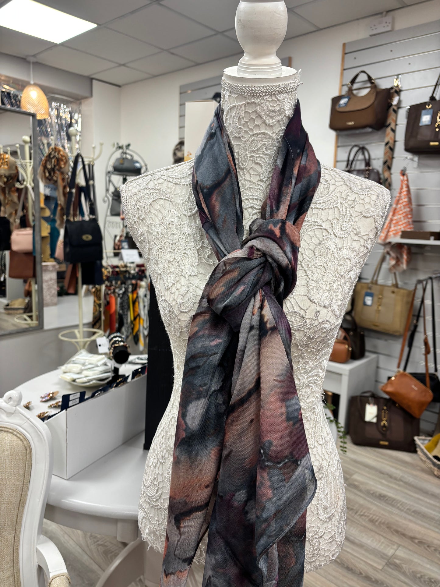 Milly watercolour scarf