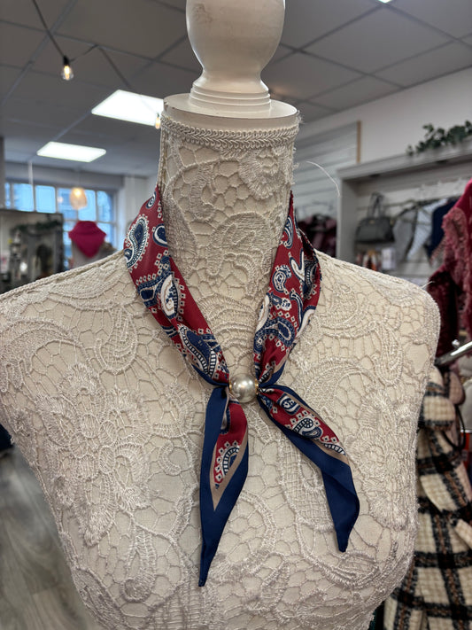 Olivia double tie scarf