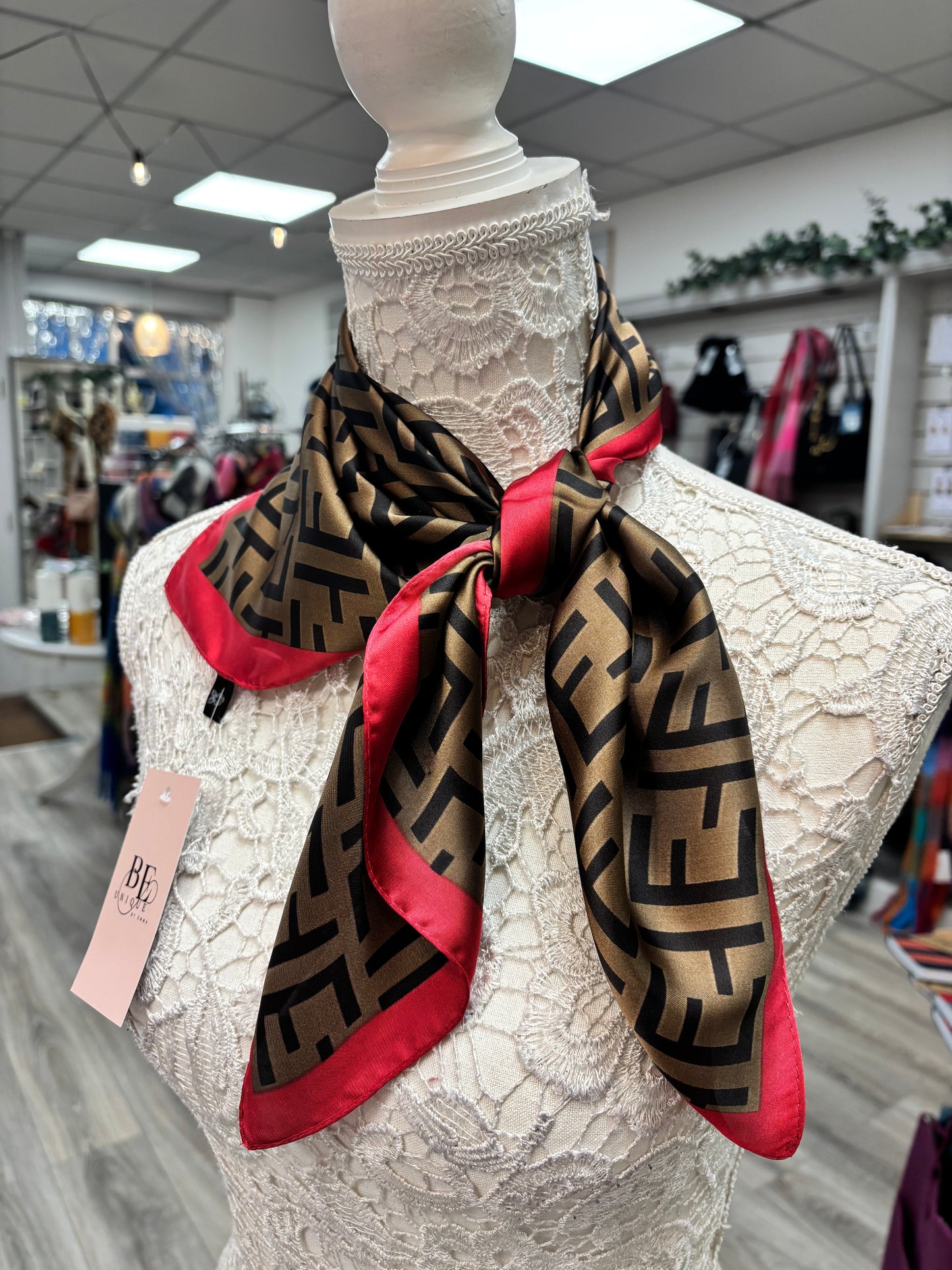 Neck scarves- over 20 variations in the drop down menu