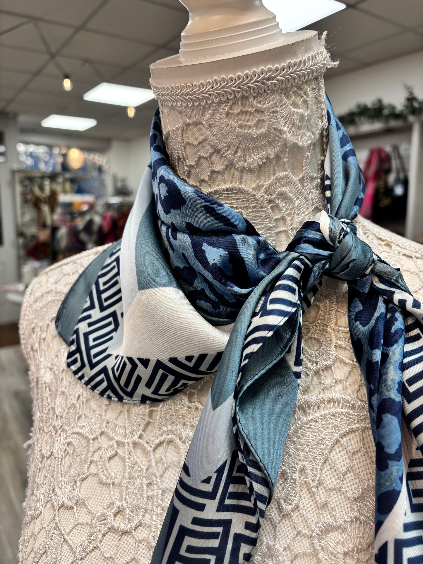 Neck scarves- over 20 variations in the drop down menu