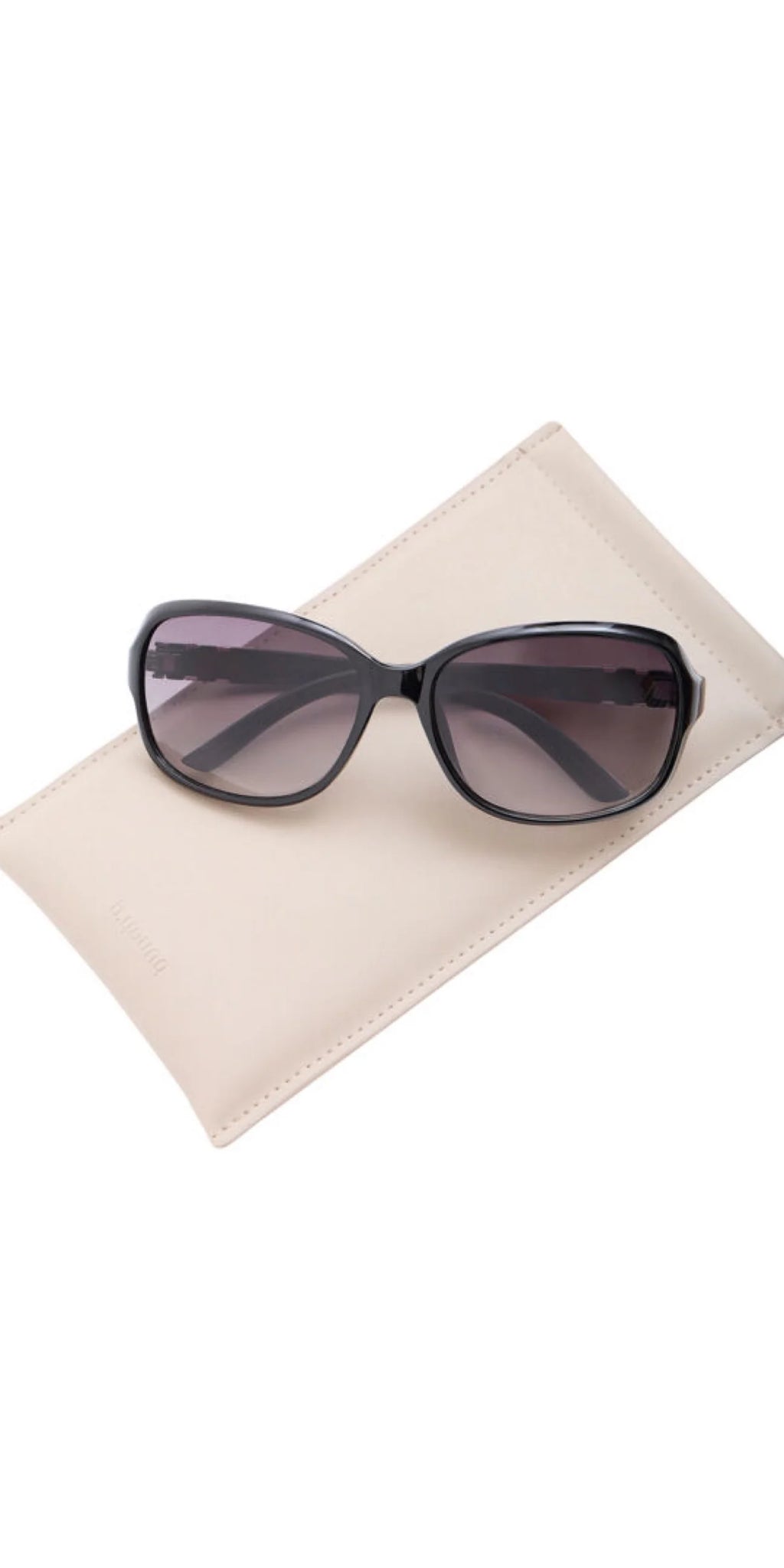 B.Young WIYA Sunglasses in "Black Rounded Frame"