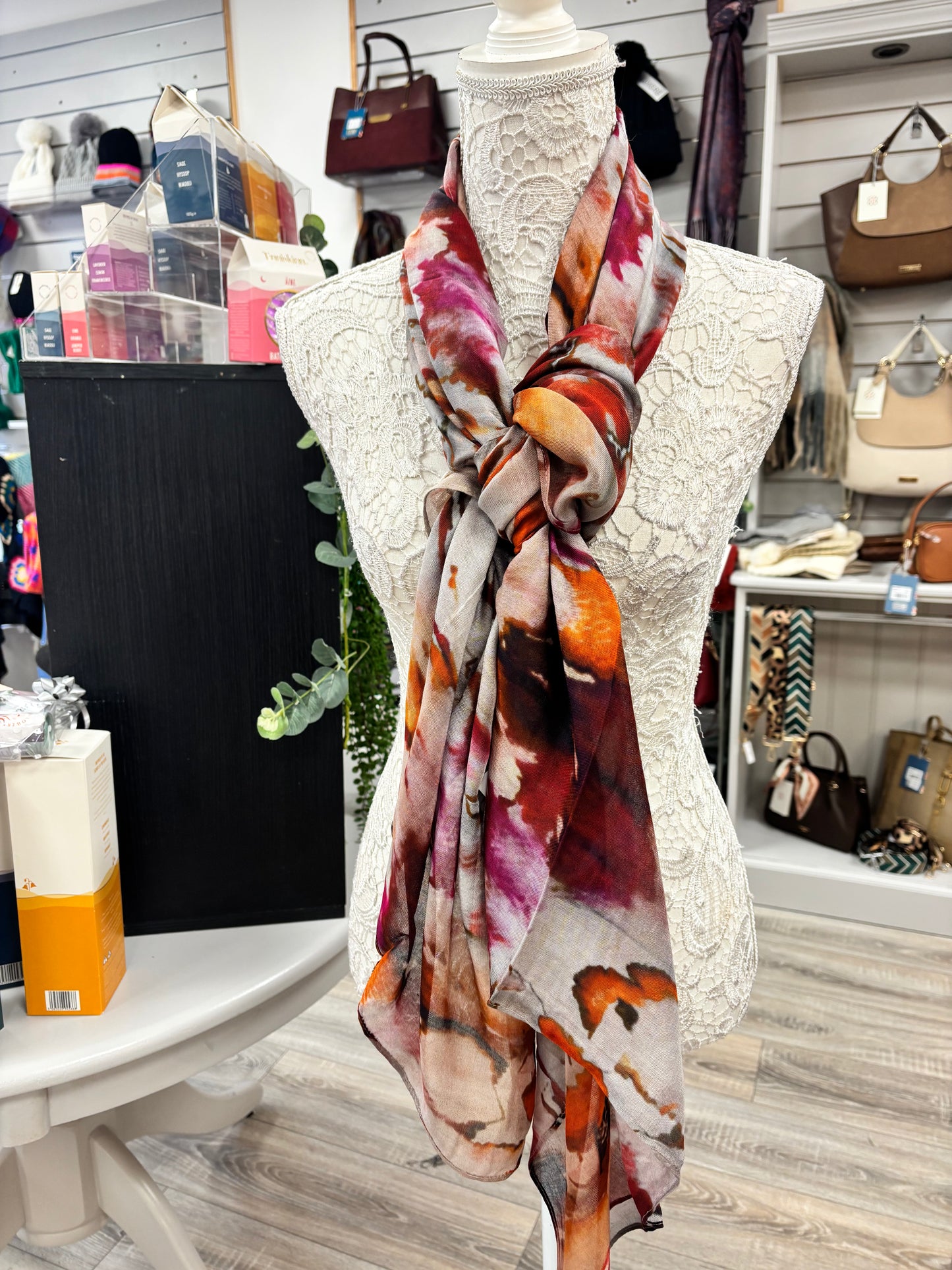 Milly watercolour scarf