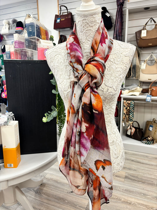 Milly watercolour scarf