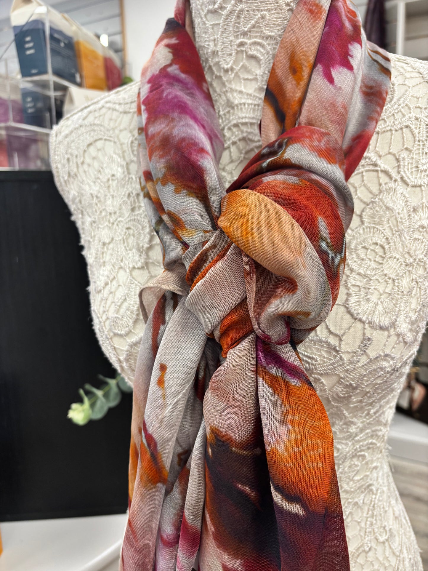 Milly watercolour scarf