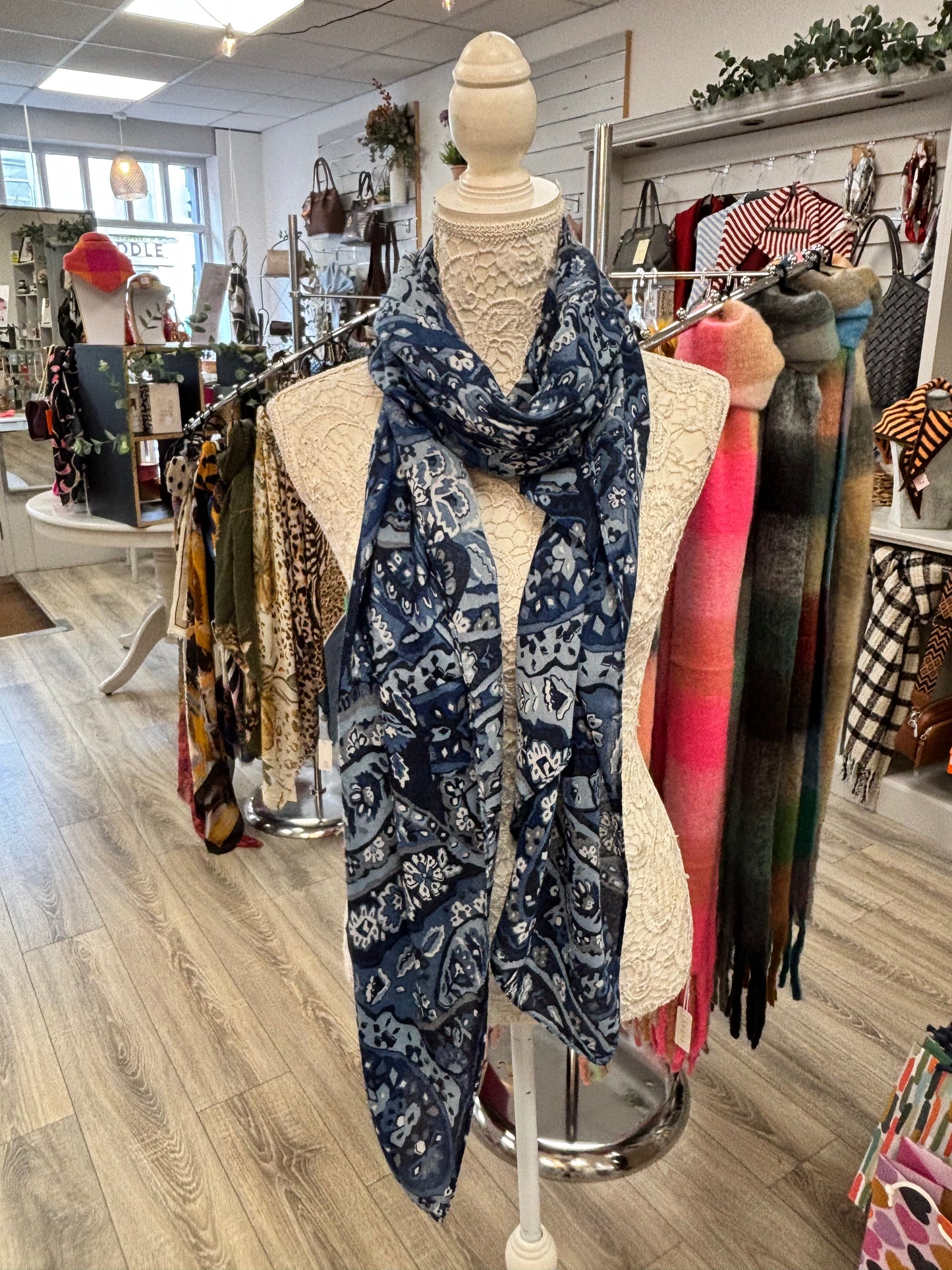 Prima Paisley print light weight scarf