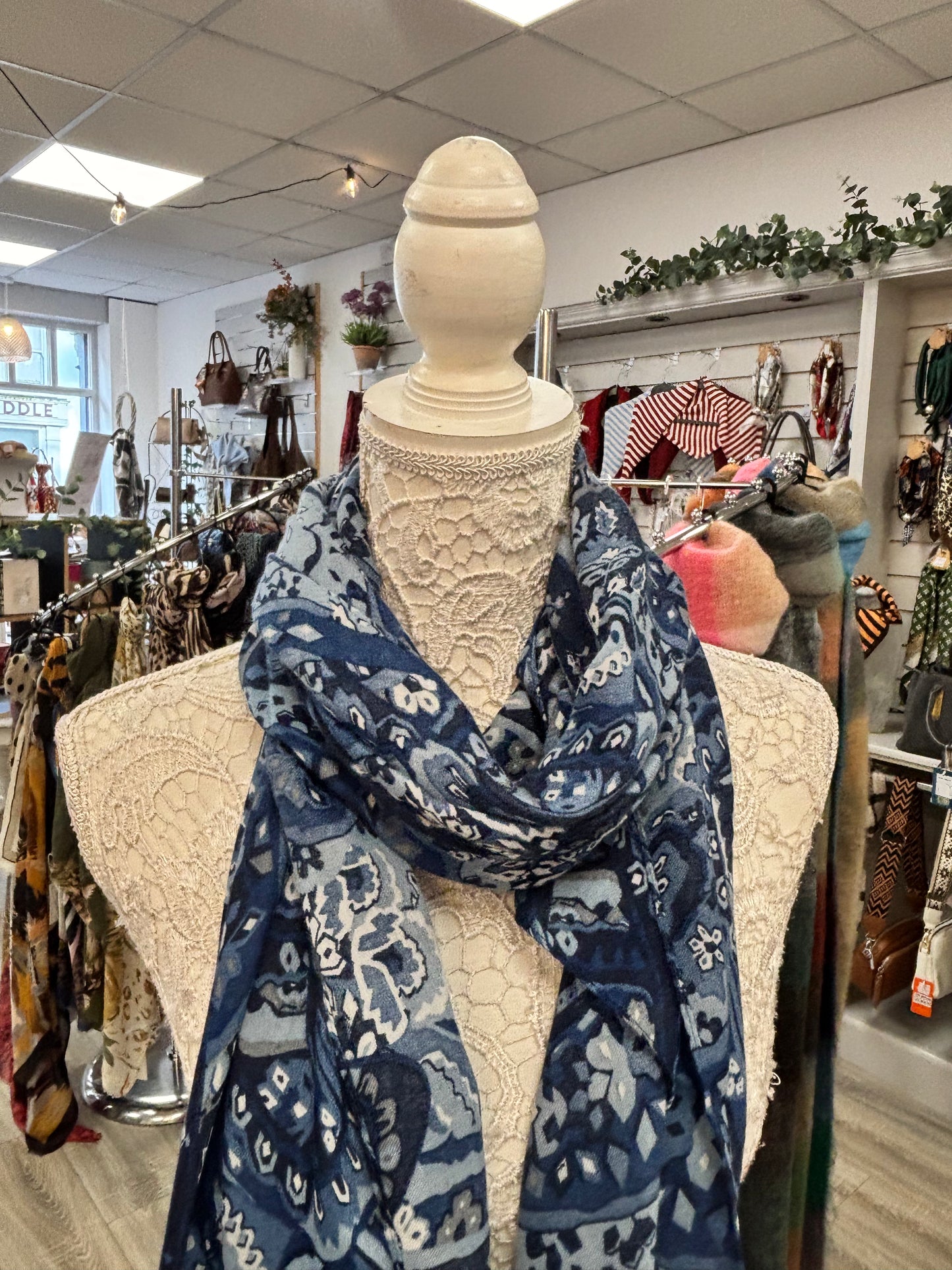 Prima Paisley print light weight scarf