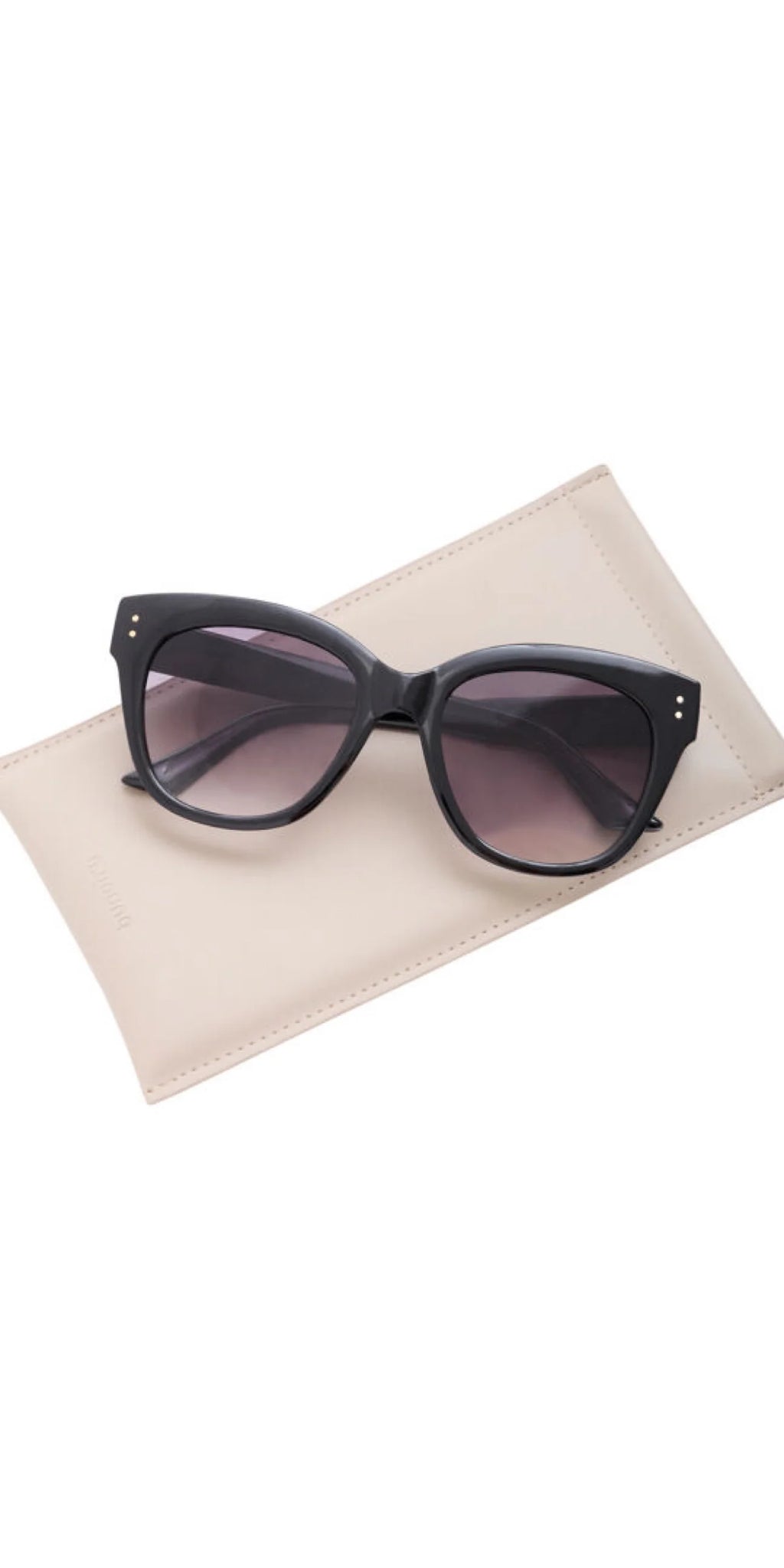 B.Young WIYA Sunglasses in "Classic Black Frame"