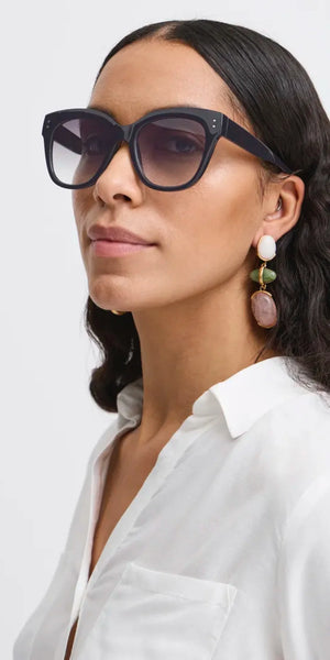 B.Young WIYA Sunglasses in "Classic Black Frame"