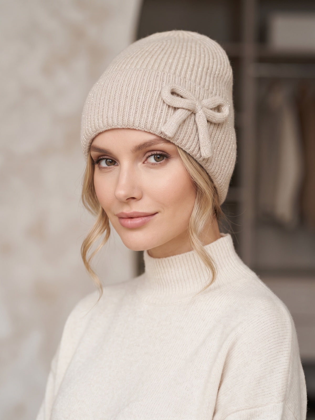 Rachel beanie bow 🎀