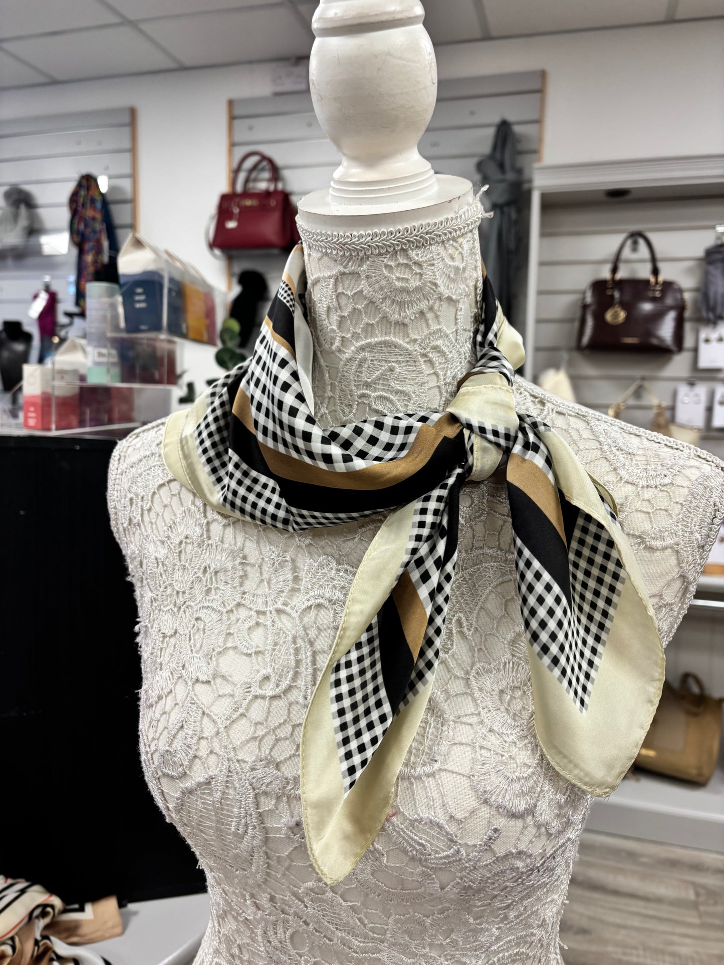 Neck scarves- over 20 variations in the drop down menu