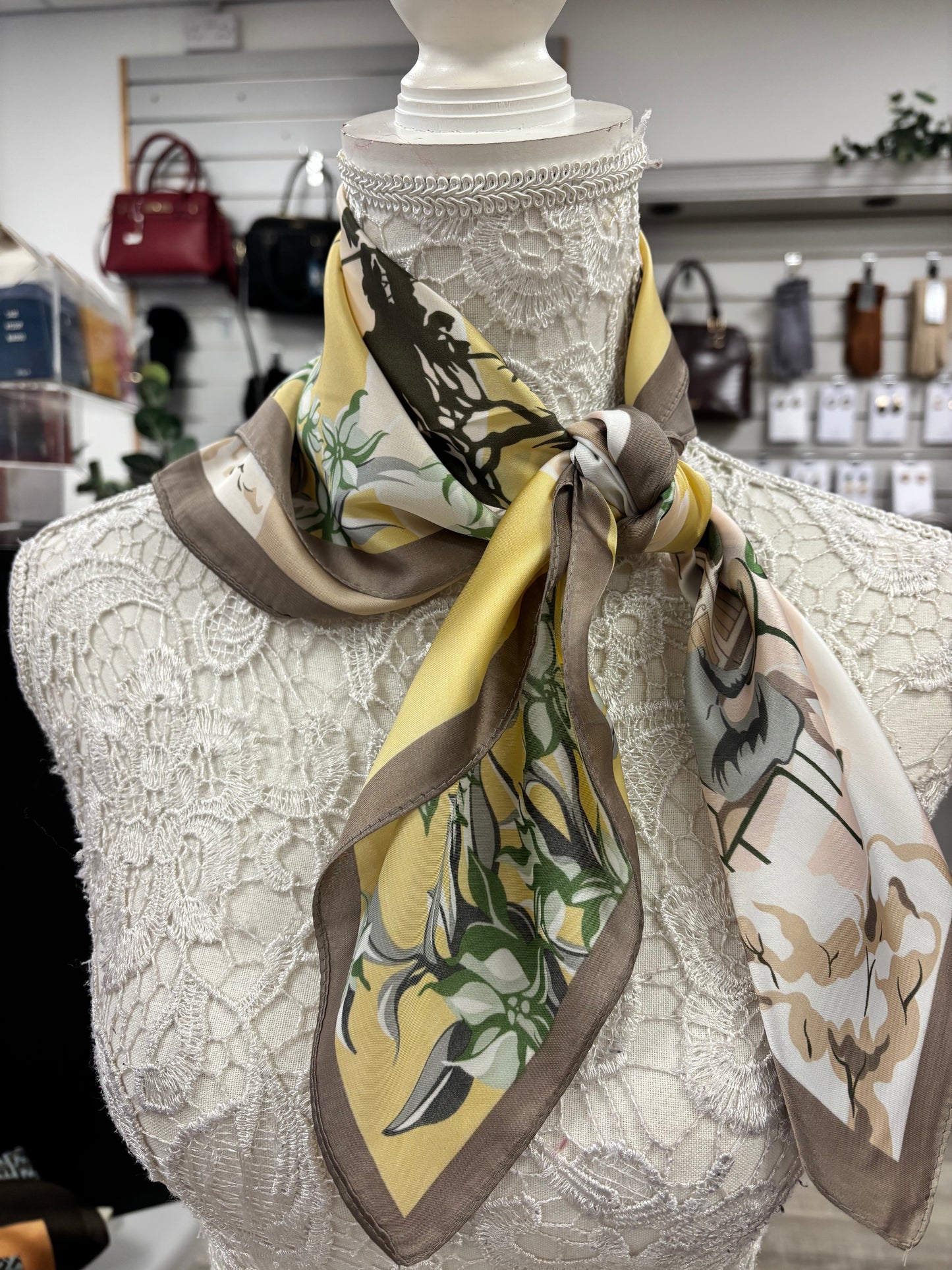 Neck scarves- over 20 variations in the drop down menu