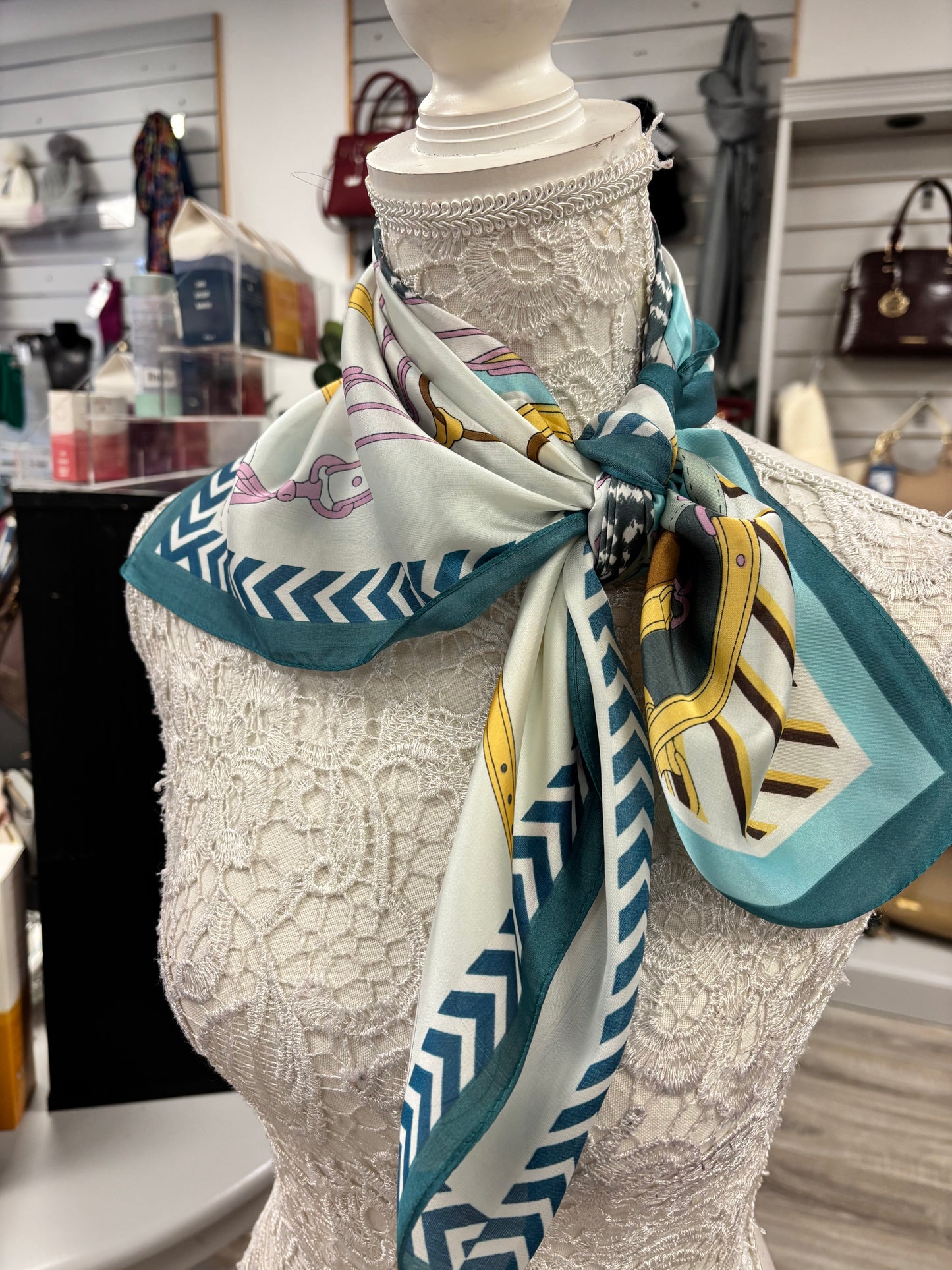 Neck scarves- over 20 variations in the drop down menu