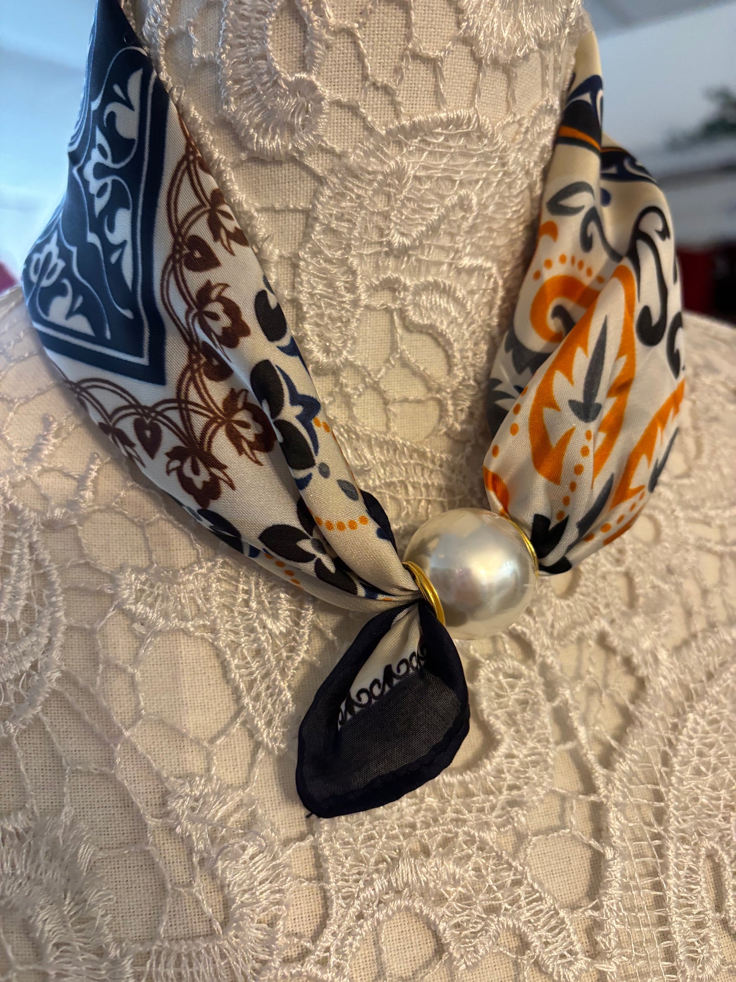 Josie floral print scarf