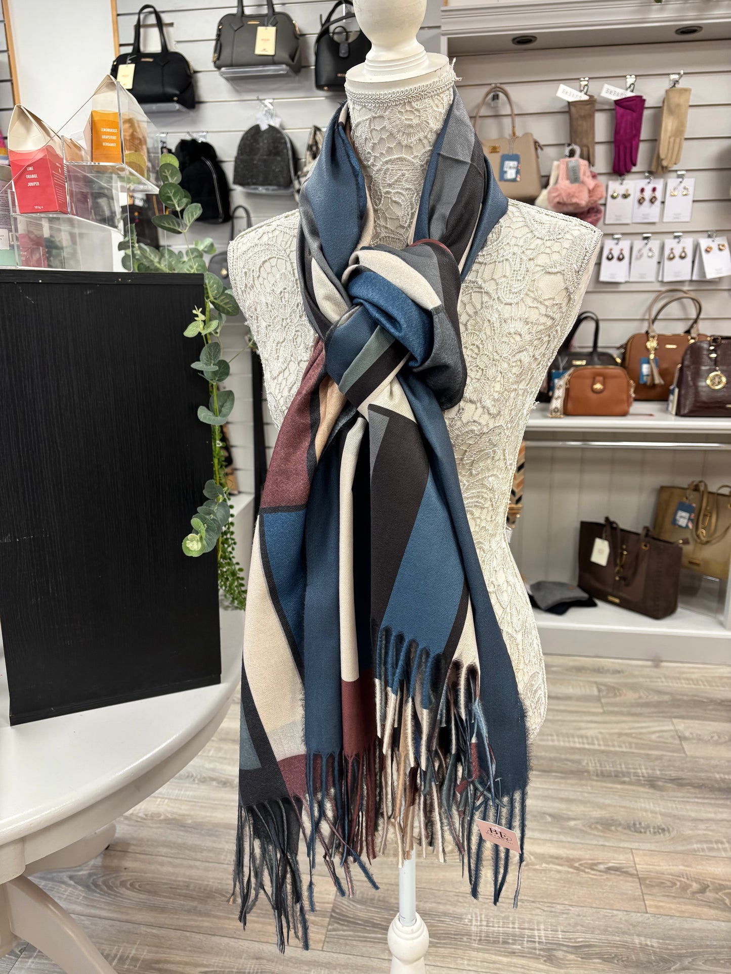 Phylis fine weight dressy scarf