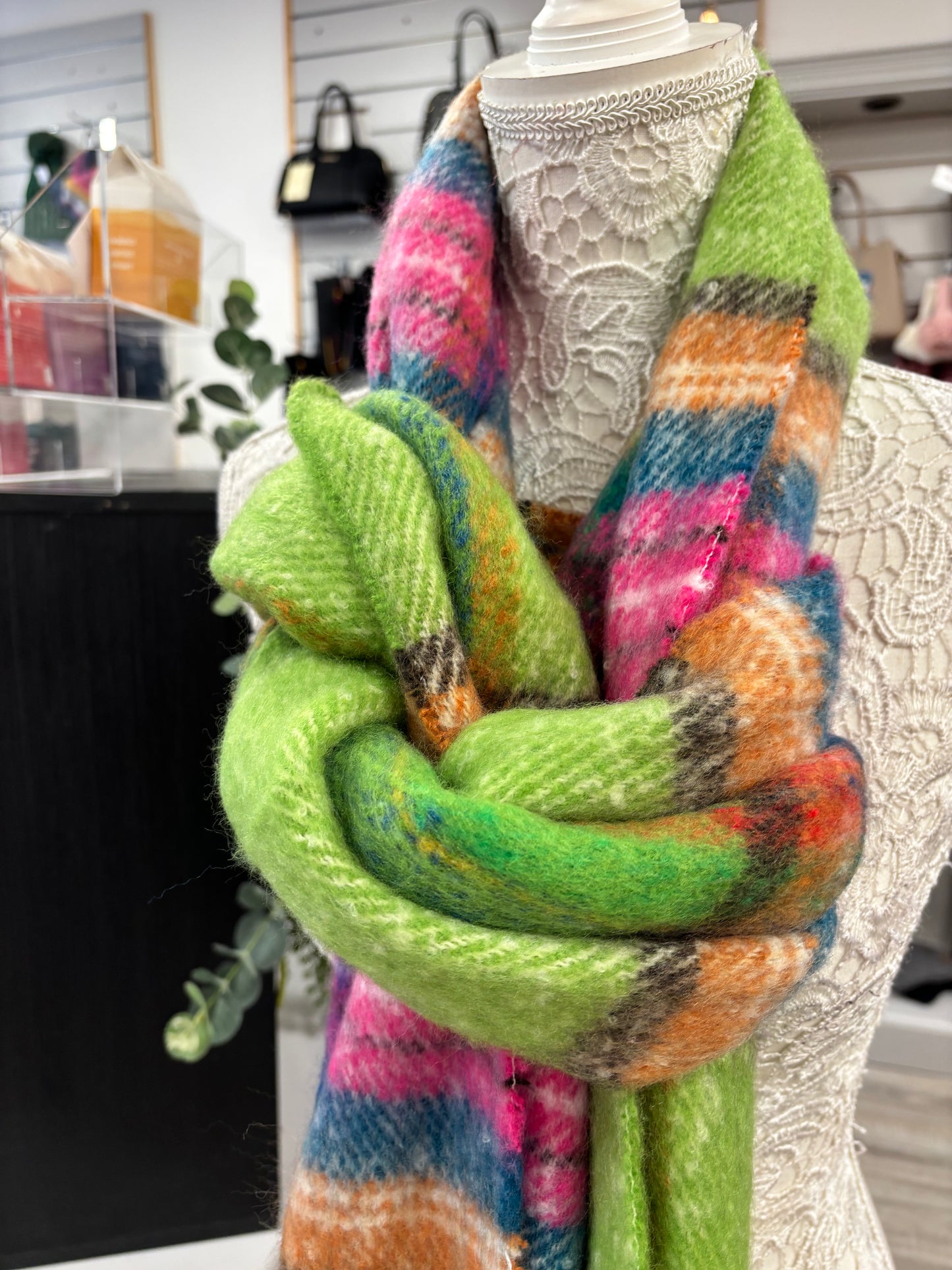 Hope checked scarf