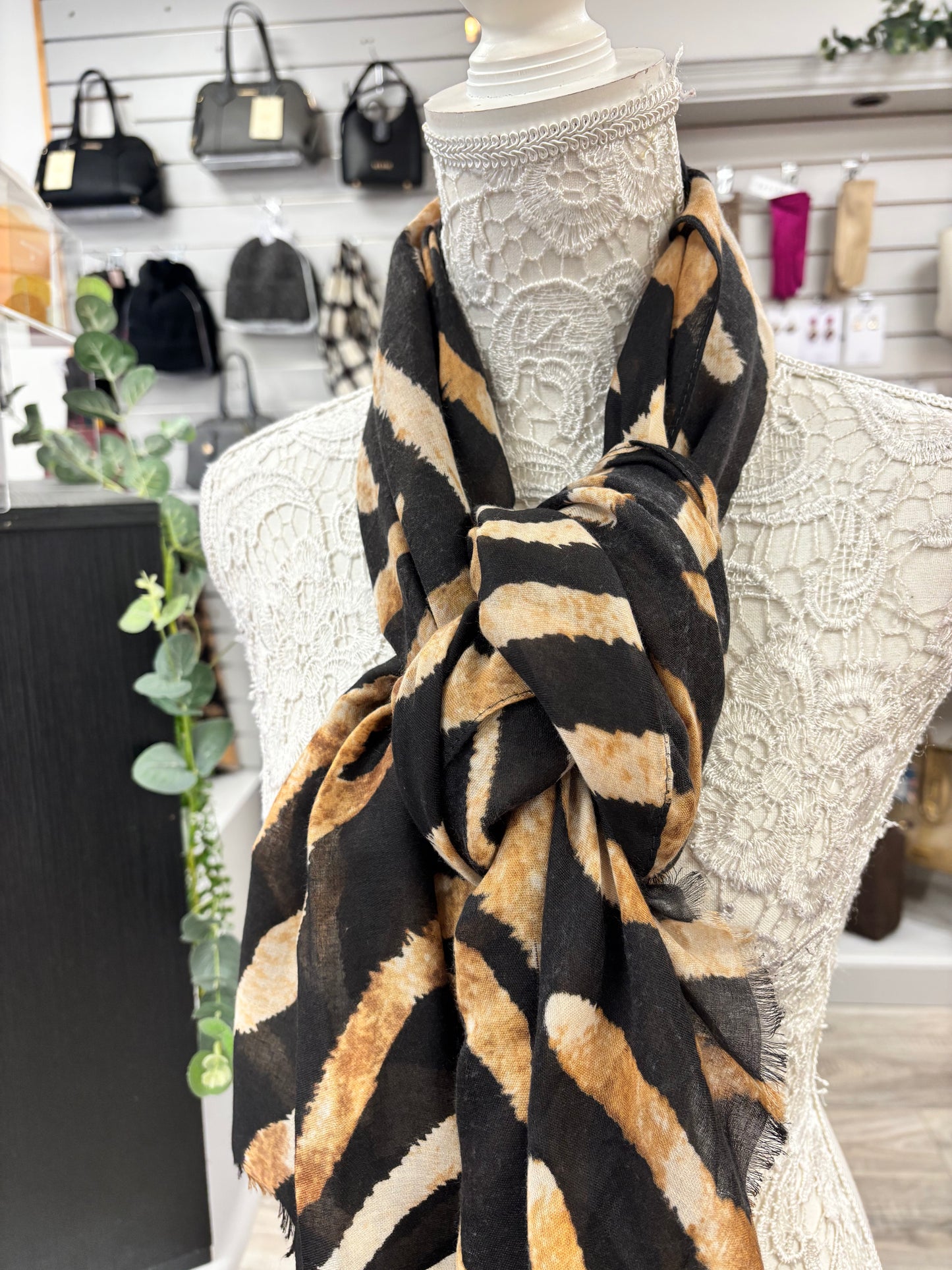 Hazel Animal print scarf