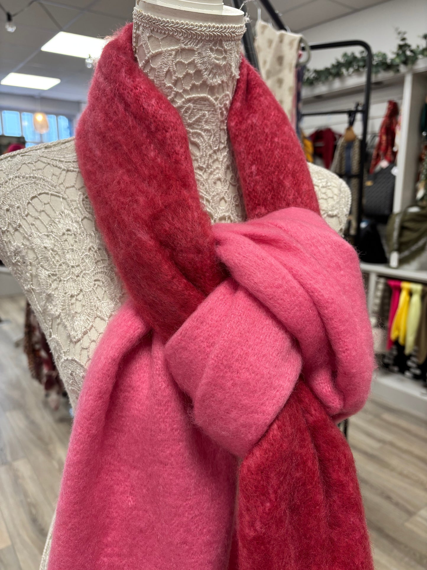 Shola chunky knit scarf