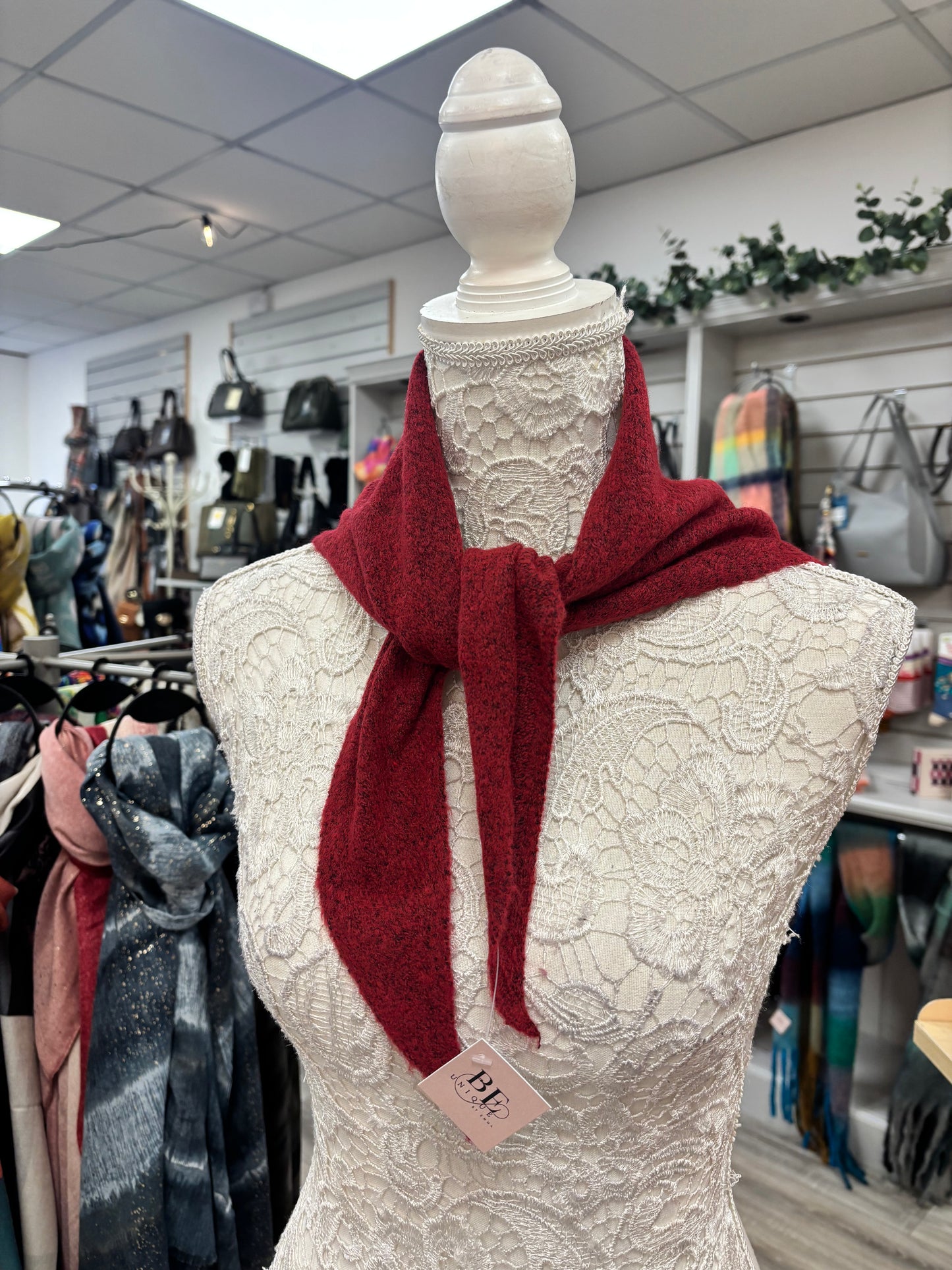 Dinah fine knit neck scarf
