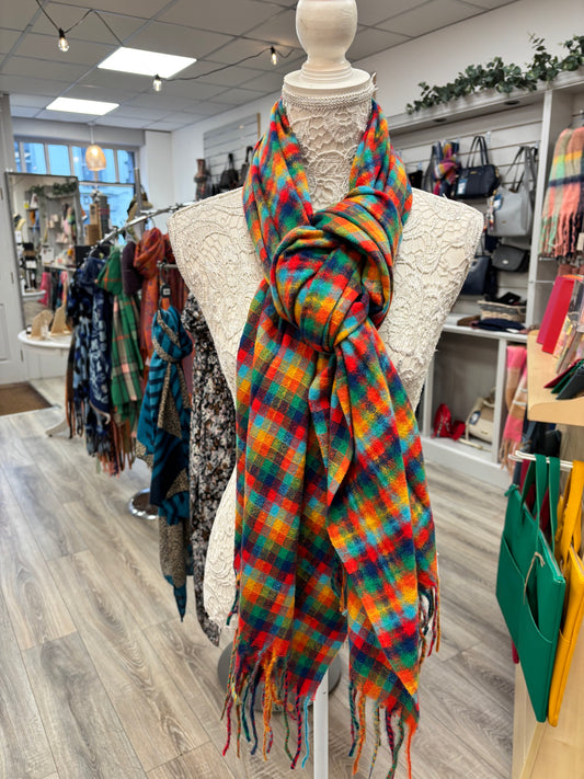 Mena multi coloured scarf