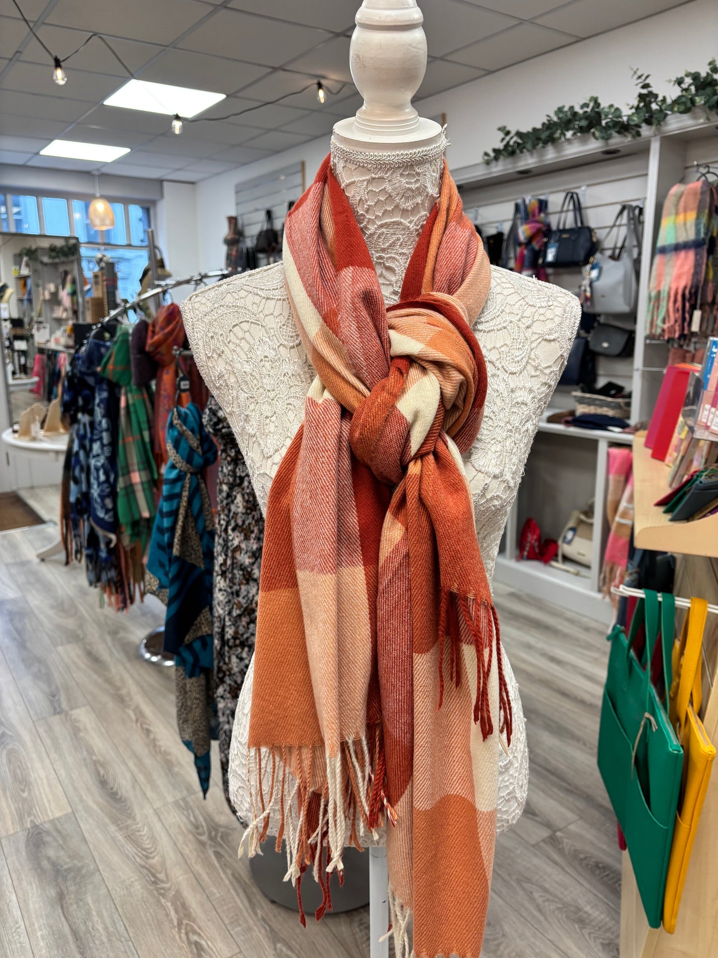 Sheena checked scarf