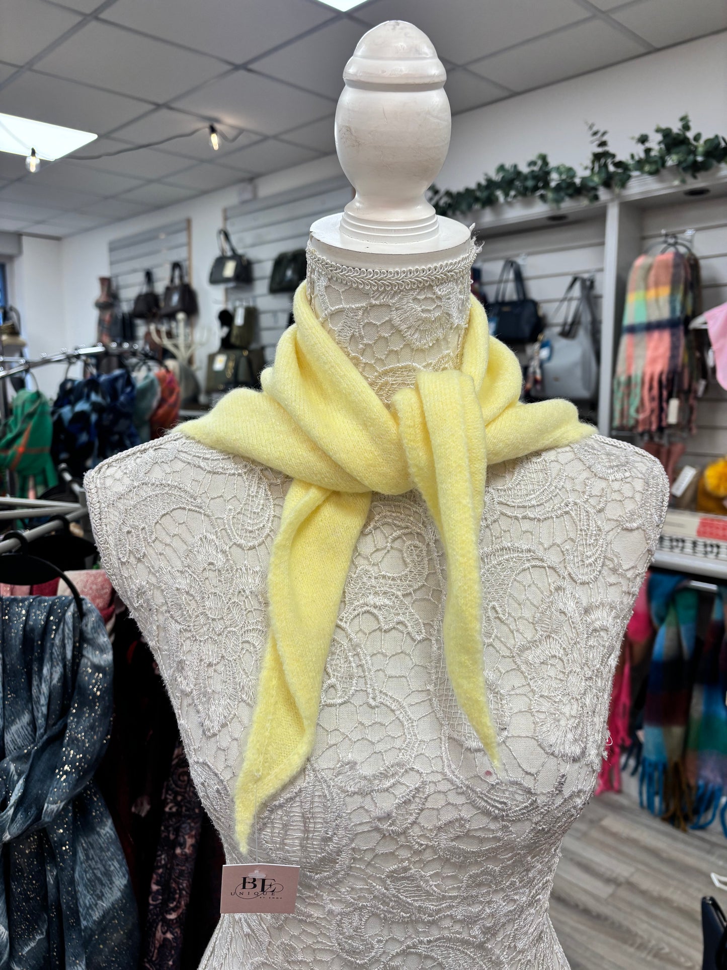 Dinah fine knit neck scarf
