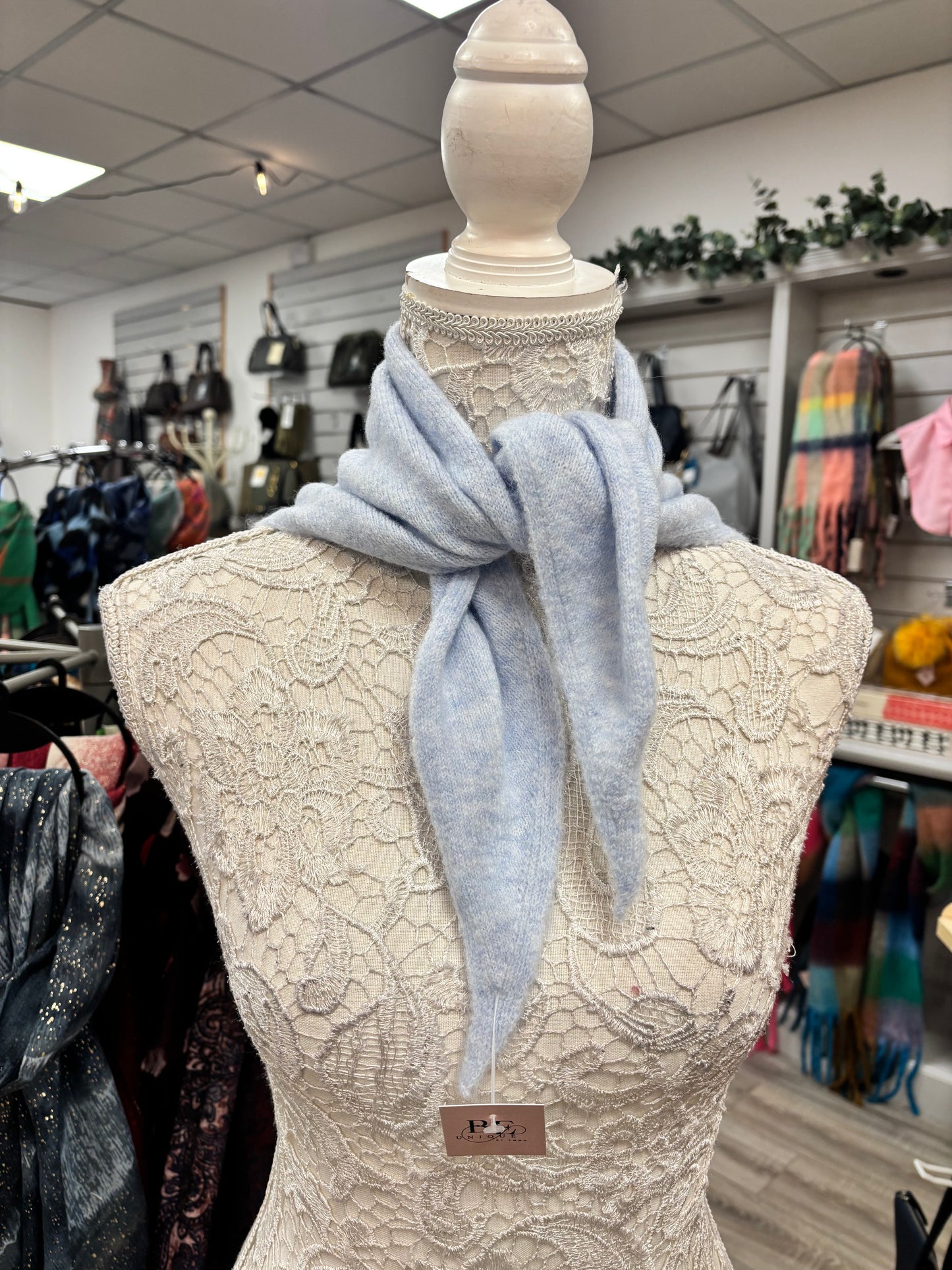 Dinah fine knit neck scarf