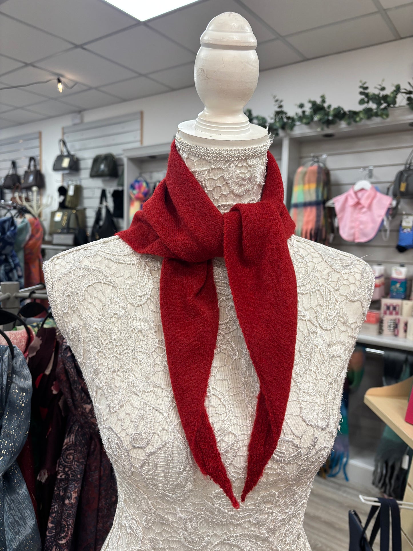 Dinah fine knit neck scarf