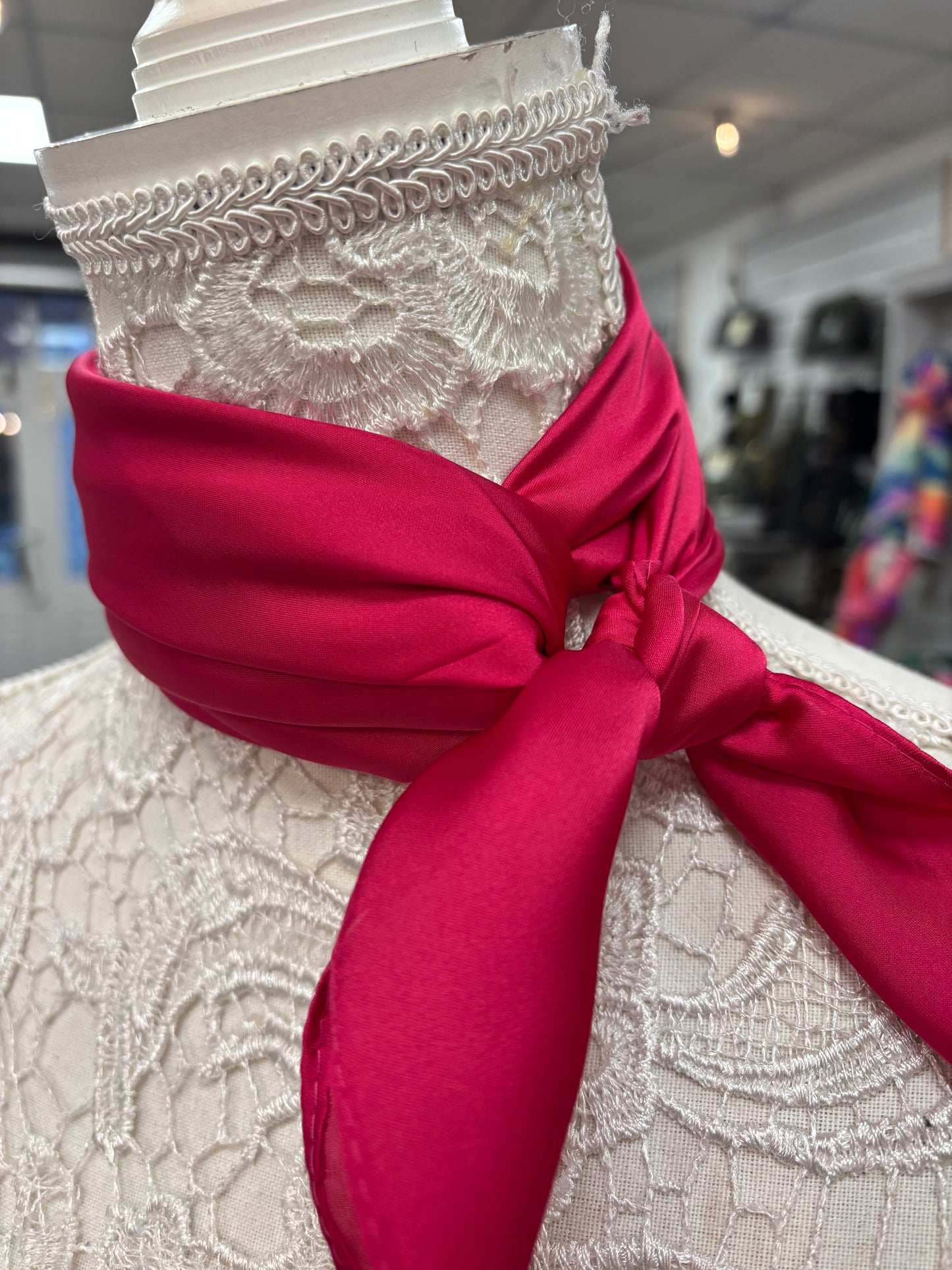 Kali Solid Color Silk Square Scarf