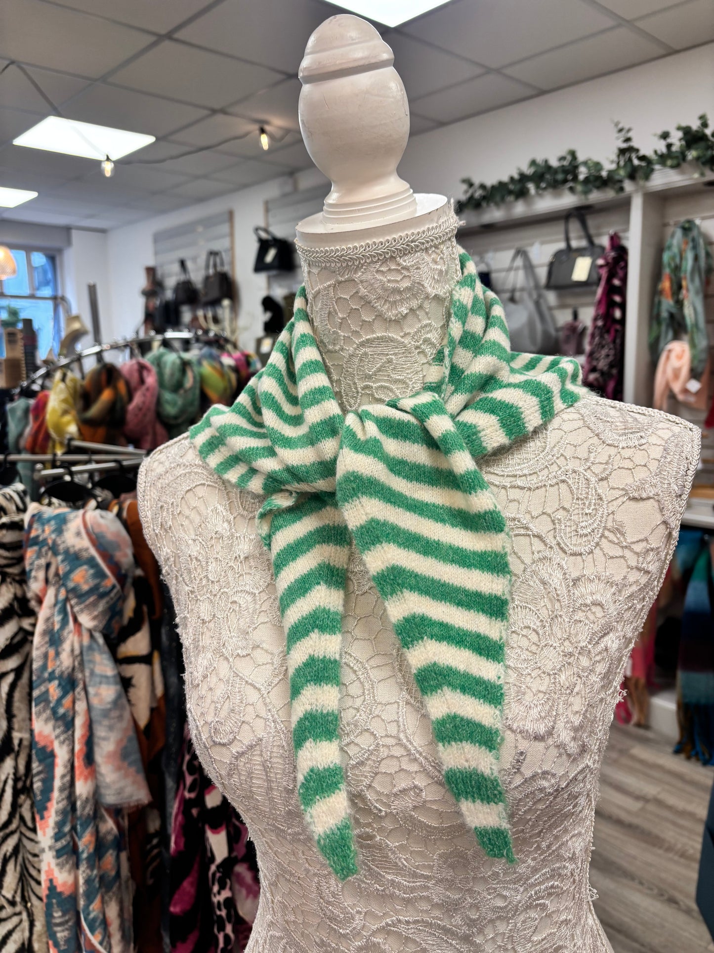 Delta fine knit scarf