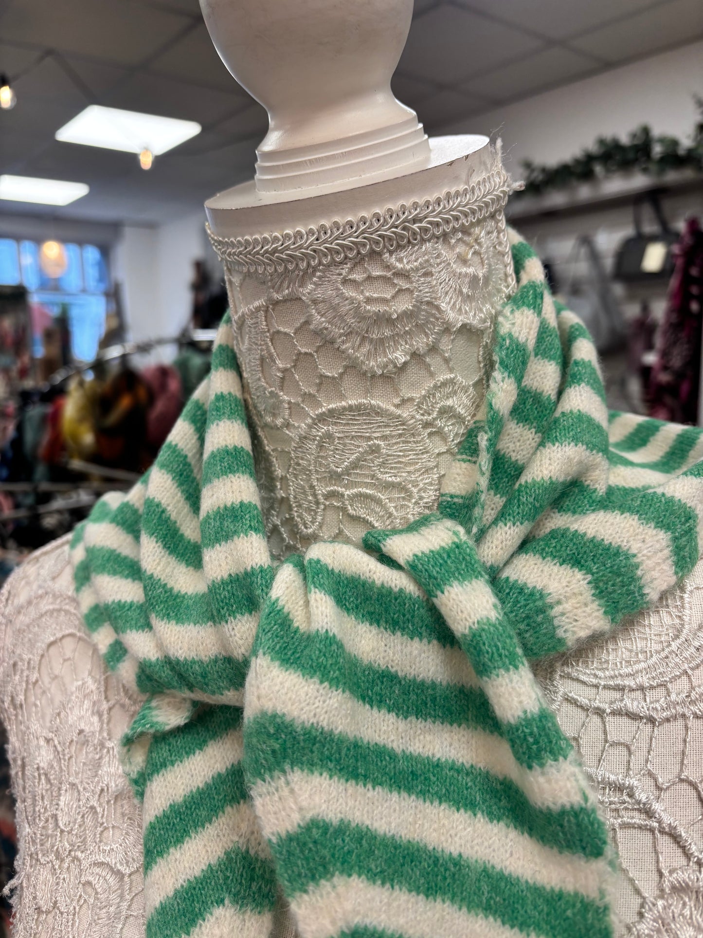 Delta fine knit scarf